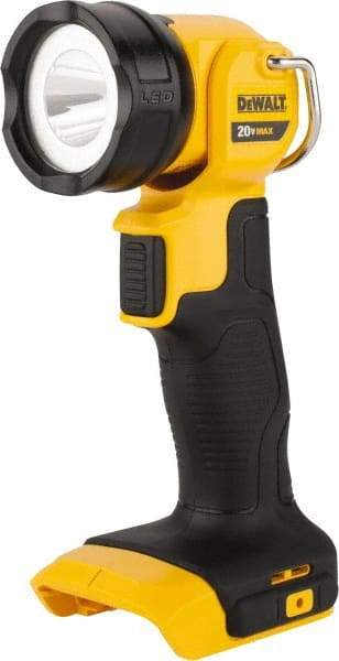 DeWALT - 20 Volts, 110 Lumens, Cordless Flashlight - White, Up to 25 hr Run Time - Eagle Tool & Supply