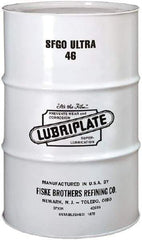 Lubriplate - 55 Gal Drum, ISO 46, SAE 20, Air Compressor Oil - 5°F to 380°, 220 Viscosity (SUS) at 100°F, 52 Viscosity (SUS) at 210°F - Eagle Tool & Supply