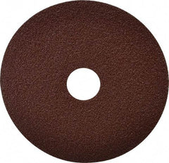 3M - 4-1/2" Diam 7/8" Hole 80 Grit Fiber Disc - Medium Grade, Ceramic, 13,300 Max RPM, Series 982C - Eagle Tool & Supply