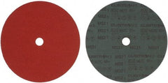 3M - 9-1/8" Diam 7/8" Hole 60 Grit Fiber Disc - Medium Grade, Ceramic, 6,600 Max RPM, Series 987C - Eagle Tool & Supply