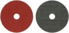 3M - 5" Diam 7/8" Hole 60 Grit Fiber Disc - Medium Grade, Ceramic, 12,000 Max RPM, Series 987C - Eagle Tool & Supply