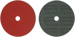 3M - 7" Diam 7/8" Hole 80 Grit Fiber Disc - Medium Grade, Ceramic, 8,600 Max RPM, Series 987C - Eagle Tool & Supply
