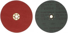 3M - 7" Diam 5/8-11 Threaded Hole 60 Grit Fiber Disc - Medium Grade, Ceramic, 8,600 Max RPM, Series 987C - Eagle Tool & Supply
