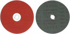 3M - 7" Diam 5/8-11 Threaded Hole 60 Grit Fiber Disc - Medium Grade, Ceramic, 8,600 Max RPM, Series 987C - Eagle Tool & Supply