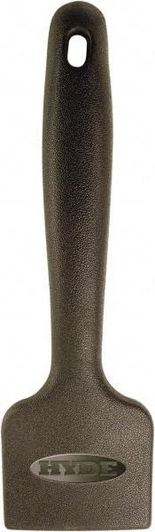 Hyde Tools - Stiff Carbon Steel 2-Edge Scraper - 2-1/2" Blade Width, 5" Long Plastic Handle - Eagle Tool & Supply