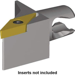 Kennametal - Right Hand Cut, Size KM16, VB.. Insert Compatiblity, Modular Turning & Profiling Cutting Unit Head - 10mm Ctr to Cutting Edge, 20mm Head Length, Series KM Micro - Eagle Tool & Supply