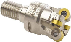 Seco - 20mm Cutting Diam, 3.5mm Max Depth of Cut, Modular Connection Indexable Copy End Mill - 4 Inserts, RDH.. 0702 Insert, R217.29 Toolholder, Through Coolant - Eagle Tool & Supply