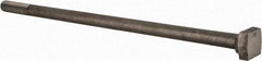 Value Collection - 1-8, 4" Thread Length, 1" Slot Width, Uncoated, Steel T Slot Bolt - 24" Length Under Head, Grade C-1045, 5, 1-3/4" Head Width x 5/8" Head Height - Eagle Tool & Supply