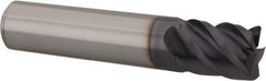 Niagara Cutter - 1/2", 5 Flute, Single End, Solid Carbide, 0.02" Corner Radius End Mill - 2-1/2" OAL, 45° Helix, Right Hand Flute, 5/8" LOC, Right Hand Cut - Eagle Tool & Supply