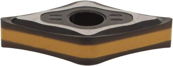 Iscar - DNMG432 PP Grade IC8250 Carbide Turning Insert - TiCN/Al2O3 Finish, 55° Diamond, 1/2" Inscr Circle, 3/16" Thick, 1/32" Corner Radius - Eagle Tool & Supply