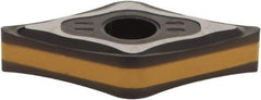 Iscar - DNMG432 PP Grade IC8250 Carbide Turning Insert - TiCN/Al2O3 Finish, 55° Diamond, 1/2" Inscr Circle, 3/16" Thick, 1/32" Corner Radius - Eagle Tool & Supply