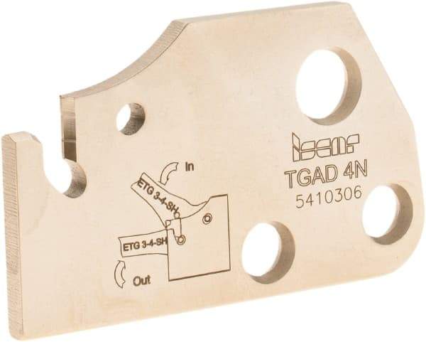 Iscar - 0.146 to 0.177" Groove Width, Right Hand Cut, TGAD Indexable Grooving Blade - 0.126 Seat Size, TAG N-A, TAG N-C/W/M, TAG N-J/JS/JT, TAG N-LF, TAG N-MF, TAG N-UT, TAG R/L-C, TAG R/L-J/JS Insert Style, Series Tang-Grip - Eagle Tool & Supply