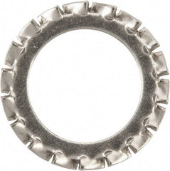 Value Collection - M16 Screw, 17mm ID, Stainless Steel External Tooth Lock Washer - 26mm OD, Uncoated, Grade 316 & Austenitic A4 - Eagle Tool & Supply