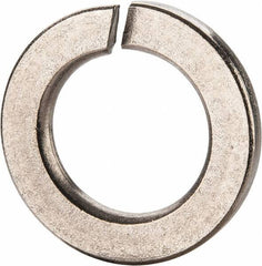 Value Collection - M16, 16.2mm ID, 27.4mm OD, 3.5mm Thick Split Lock Washer - 316 Austenitic Grade A4 Stainless Steel, Uncoated, 16.2mm Min ID, 17mm Max ID, 27.4mm Max OD - Eagle Tool & Supply