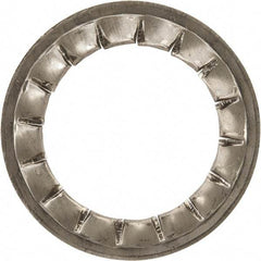 Value Collection - M24 Screw, 25mm ID, Stainless Steel Internal Tooth Lock Washer - 38mm OD, Uncoated, Grade 316 & Austenitic A4 - Eagle Tool & Supply