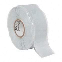 3M - 1" x 30', Gray Silicone Electrical Tape - Series 70, 12 mil Thick - Eagle Tool & Supply