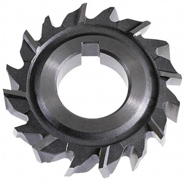 Keo - 3" Diam x 13/16" Width of Cut, 18 Teeth, High Speed Steel Side Milling Cutter - Staggered Teeth, Uncoated - Eagle Tool & Supply