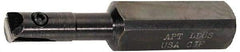 APT - 1-1/16" Min Bore Diam, 7-1/2" OAL, 1" Shank Diam, Indexable Boring Bar - 5-1/4" Max Bore Depth, TPG 321 Insert, Screw Holding Method - Eagle Tool & Supply