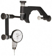Mitutoyo - 0.0005" Graduation, 0.03" Max Meas, 0-15-0 Dial Reading, Indicator & Base Kit - 1-1/2" Dial Diam - Eagle Tool & Supply