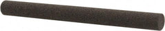 Made in USA - 4" Long x 3/8" Diam x 3/8" Thick, Aluminum Oxide Sharpening Stone - Round, Coarse Grade - Eagle Tool & Supply