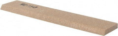 Made in USA - 5" Long x 1" Wide x 3/16" Thick, Aluminum Oxide Sharpening Stone - Rectangle, Medium Grade - Eagle Tool & Supply