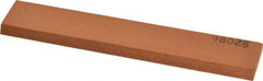 Made in USA - 5" Long x 1" Wide x 3/16" Thick, Aluminum Oxide Sharpening Stone - Rectangle, Fine Grade - Eagle Tool & Supply