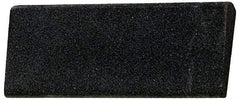 Made in USA - 4-1/2" Long x 1-3/4" Diam x 1/2" Thick, Silicon Carbide Sharpening Stone - Round, Coarse Grade - Eagle Tool & Supply