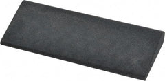 Made in USA - 4-1/2" Long x 1-3/4" Diam x 1/2" Thick, Silicon Carbide Sharpening Stone - Round, Medium Grade - Eagle Tool & Supply