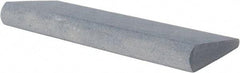 Made in USA - 4-1/2" Long x 1-3/4" Diam x 1/2" Thick, Silicon Carbide Sharpening Stone - Round, Fine Grade - Eagle Tool & Supply