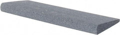 Made in USA - 4-1/2" Long x 1-3/4" Diam x 3/8" Thick, Silicon Carbide Sharpening Stone - Round, Medium Grade - Eagle Tool & Supply