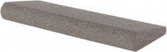 Made in USA - 4-1/2" Long x 1-3/4" Diam x 1/2" Thick, Aluminum Oxide Sharpening Stone - Round, Coarse Grade - Eagle Tool & Supply