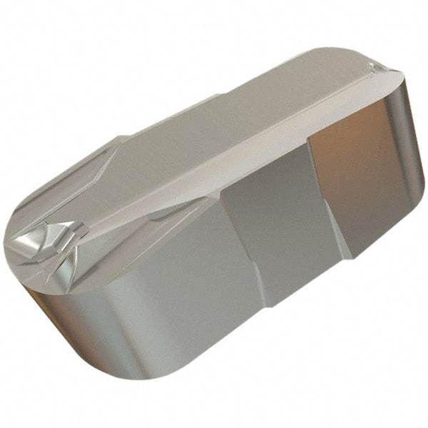 Iscar - 478239GIF Grade IC8250, 4.78mm Cutting Width Carbide Grooving Insert - 11.4mm Max Depth of Cut, Neutral, 2.39mm Corner Radius, TiCN/Al2O3/TiN Finish - Eagle Tool & Supply