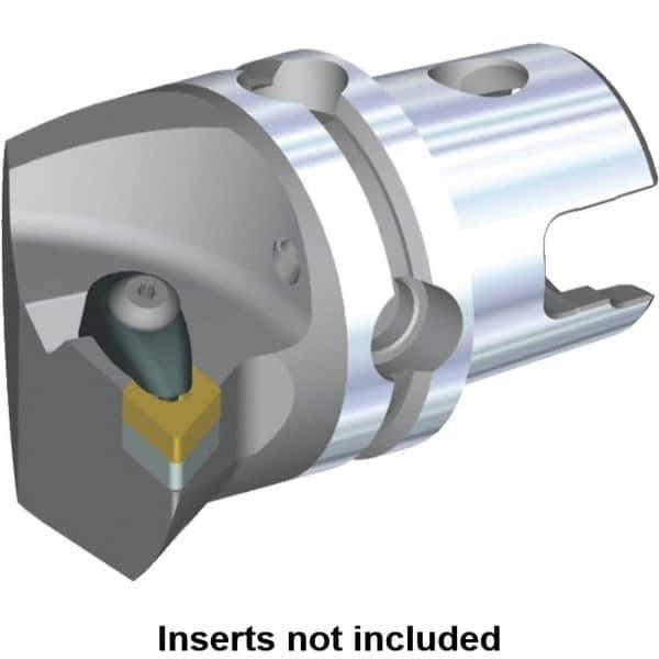 Kennametal - Right Hand Cut, Size KM50, DN.. Insert Compatiblity, Internal or External Modular Turning & Profiling Cutting Unit Head - 35mm Ctr to Cutting Edge, 50mm Head Length, Through Coolant, Series Kenclamp - Eagle Tool & Supply
