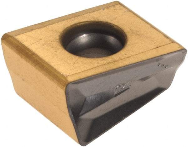 Iscar - T490 LNHT1306 Grade IC810 Carbide Milling Insert - AlTiN/TiN Finish, 0.5138" Thick, 0.8mm Corner Radius - Eagle Tool & Supply