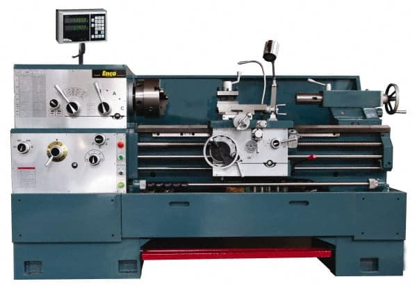 Toolroom Lathe: 18″ Swing, 80″, Geared Head 3-1/8″ Spindle Bore Dia, D1-8, 25 to 1,800 RPM, 3 Phase, 230/460V