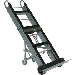Wesco Industrial Products - 550 Lb Capacity 61" OAH Appliance Hand Truck - 5 x 24" Base Plate, Dual Loop Handle, Steel, Mold-On Rubber Wheels - Eagle Tool & Supply