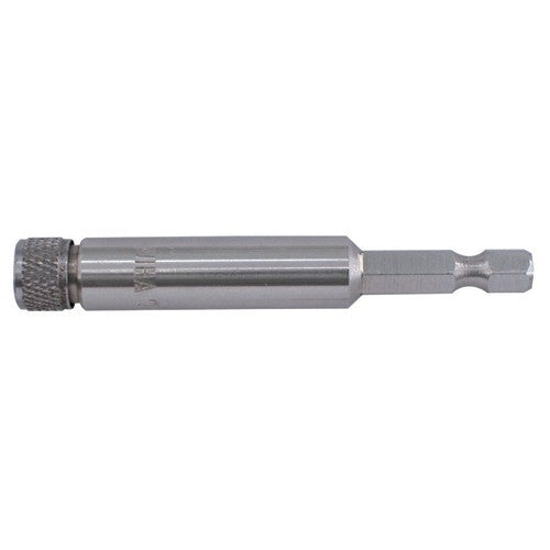 Screw Cap Bit Holder with O-Ring 1/4″ Stainless Steel & Non Magnetic For Insert Bits 2.4″ Oal - Eagle Tool & Supply