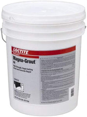 Loctite - 640 Fluid Ounce Container, Gray, Tub Magnesium Phosphate Construction Adhesive - Series Magna-Grout, 15 to 22 min Fixture Time, Indoor, Outdoor - Eagle Tool & Supply