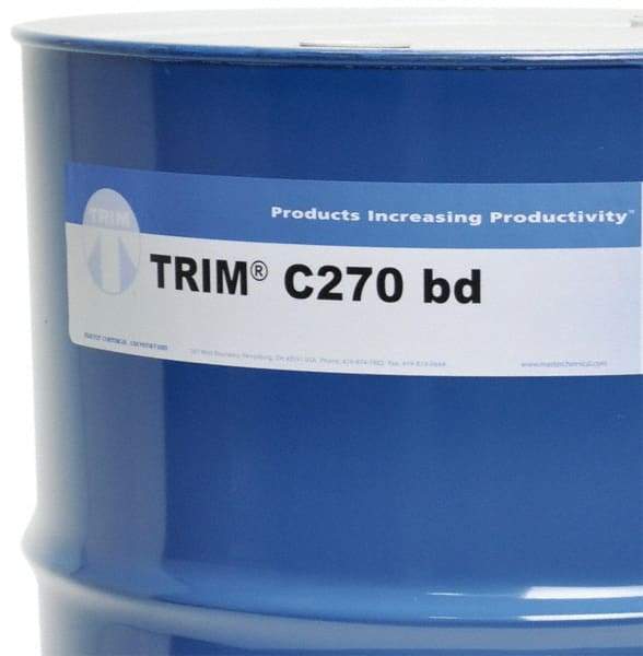 Master Fluid Solutions - Trim C270 bd, 54 Gal Drum Cutting Fluid - Synthetic - Eagle Tool & Supply