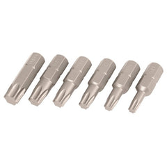 Torx Insert Bit T5, T6, T7, T8, T9 & T10 × 25mm (6 Bit Pack) - Eagle Tool & Supply