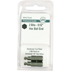 Ball End Hex Inch Insert Bit 3/32″ × 25mm (2 Bit Pack) - Eagle Tool & Supply
