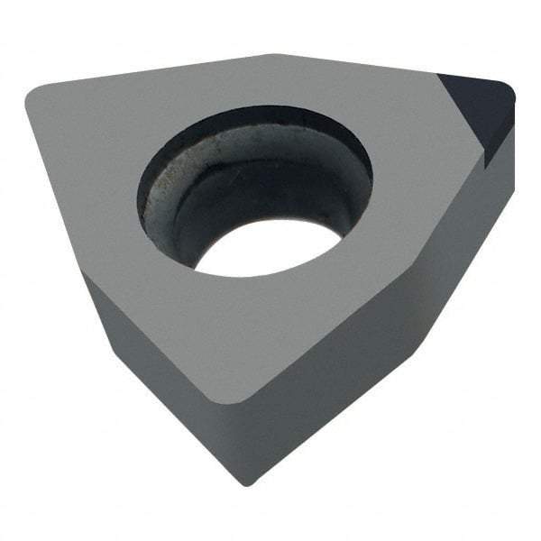 Walter - WCMW2.521 Grade WCB80 CBN Boring Insert - Uncoated, Trigon, 5/16" Inscr Circle, 1/8" Thick, 1/64" Corner Radius - Eagle Tool & Supply