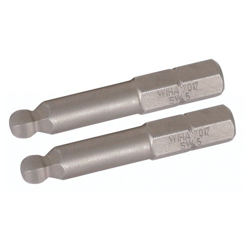 Ball End Hex Metric Long Insert Bit 4.0mm × 38mm (2 Bit Pack) - Eagle Tool & Supply