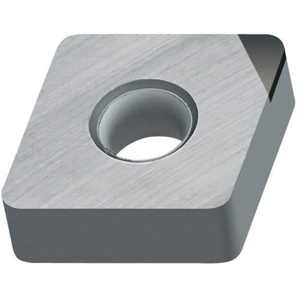 Walter - CNMA432 Grade WCB50 CBN Turning Insert - Uncoated, 80° Diamond, 1/2" Inscr Circle, 3/16" Thick, 1/32" Corner Radius - Eagle Tool & Supply