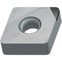 Walter - CNMA432 Grade WCB50 CBN Turning Insert - Uncoated, 80° Diamond, 1/2" Inscr Circle, 3/16" Thick, 1/32" Corner Radius - Eagle Tool & Supply