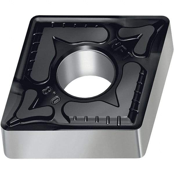 Walter - CNMG432 NFT Grade WS10 Carbide Turning Insert - Uncoated, 80° Diamond, 1/2" Inscr Circle, 3/16" Thick, 1/32" Corner Radius - Eagle Tool & Supply