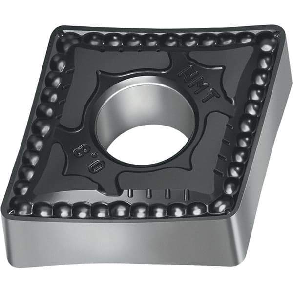 Walter - CNMG433 NMT Grade WS10 Carbide Turning Insert - Uncoated, 80° Diamond, 1/2" Inscr Circle, 3/16" Thick, 3/64" Corner Radius - Eagle Tool & Supply