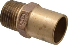 NIBCO - 3/4 x 1/2" Cast Copper Pipe Adapter - FTG x M, Pressure Fitting - Eagle Tool & Supply