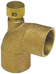 NIBCO - 1/2" Cast Copper Pipe 90° Vent Elbow - C x C, Pressure Fitting - Eagle Tool & Supply