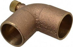 NIBCO - 3/4" Cast Copper Pipe 90° Vent Elbow - C x C, Pressure Fitting - Eagle Tool & Supply